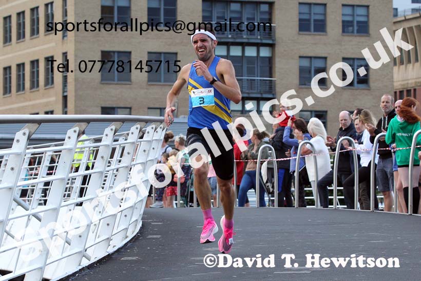 Quayside 5k Road Race, Newcastle/Gateshead, 2021, August 11th. Photo: David T. Hewitson/Sports for All Pics